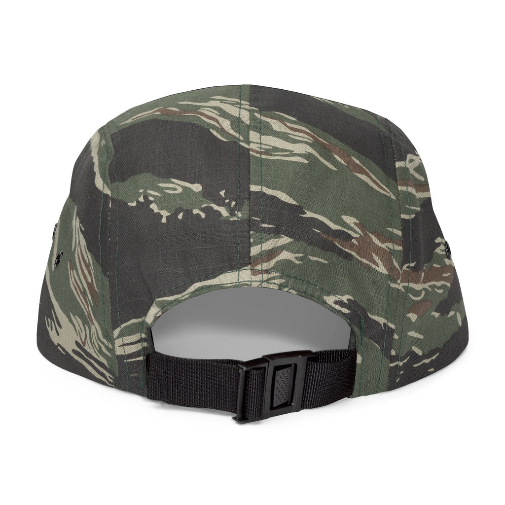 Embroidered 5-Panel Cap — Minimal 'brwn' Logo Cotton Camper Hat