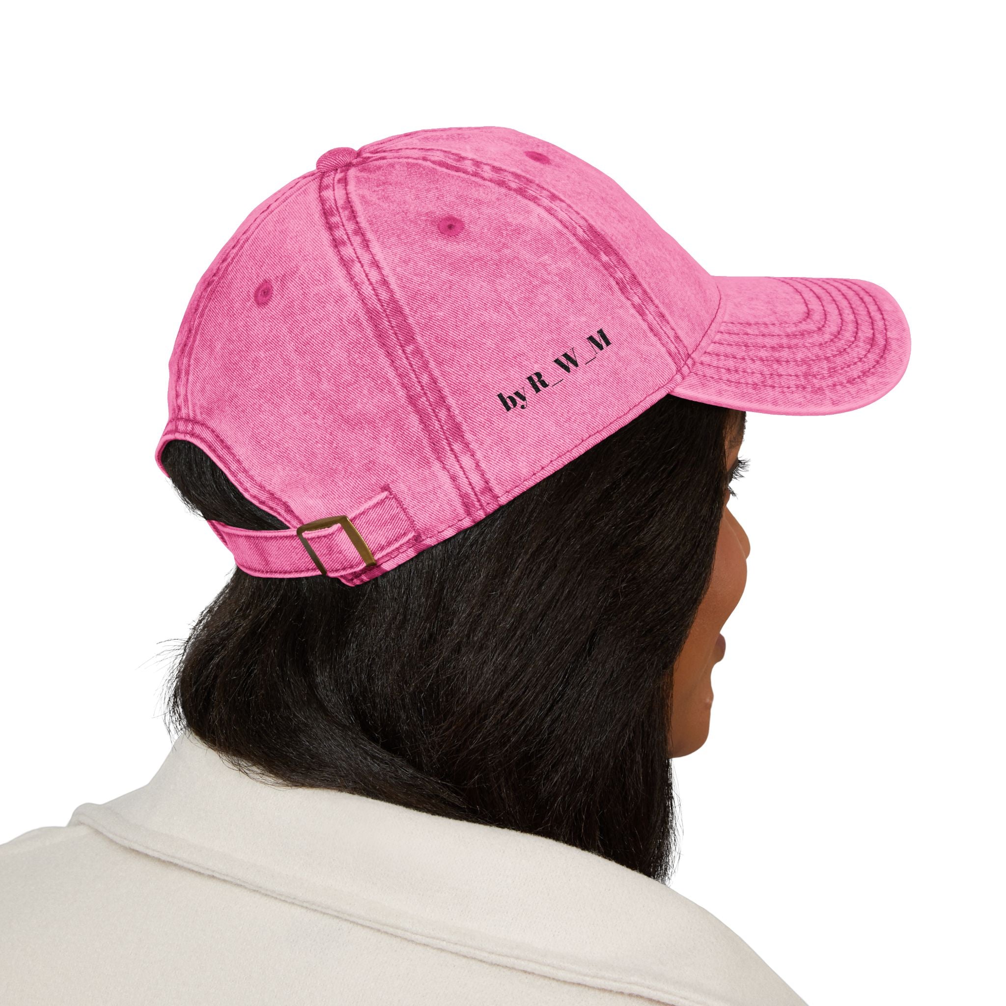 Vintage Embroidered Cap – Washed Red Baseball Hat