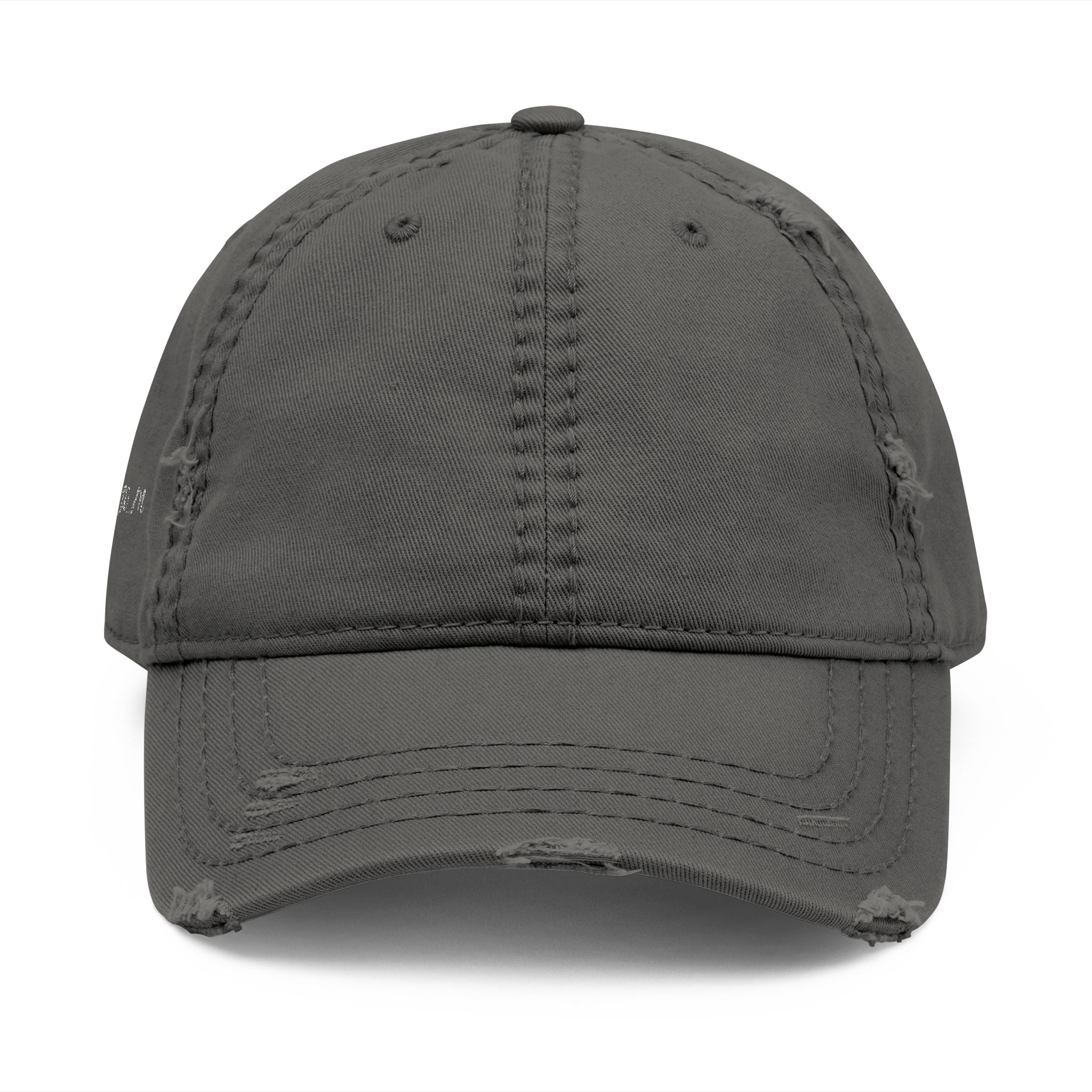 Distressed Embroidered Dad Hat – Vintage Casual Cap
