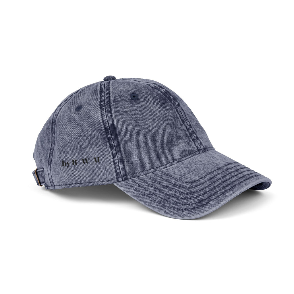 Vintage Embroidered Cap – Washed Red Baseball Hat