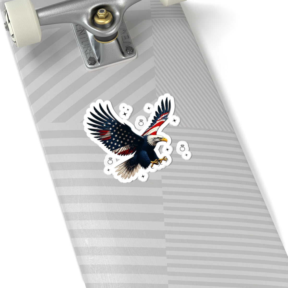 Bride Era Patriotic Eagle Kiss-Cut Sticker | Engaged Wife Slogan