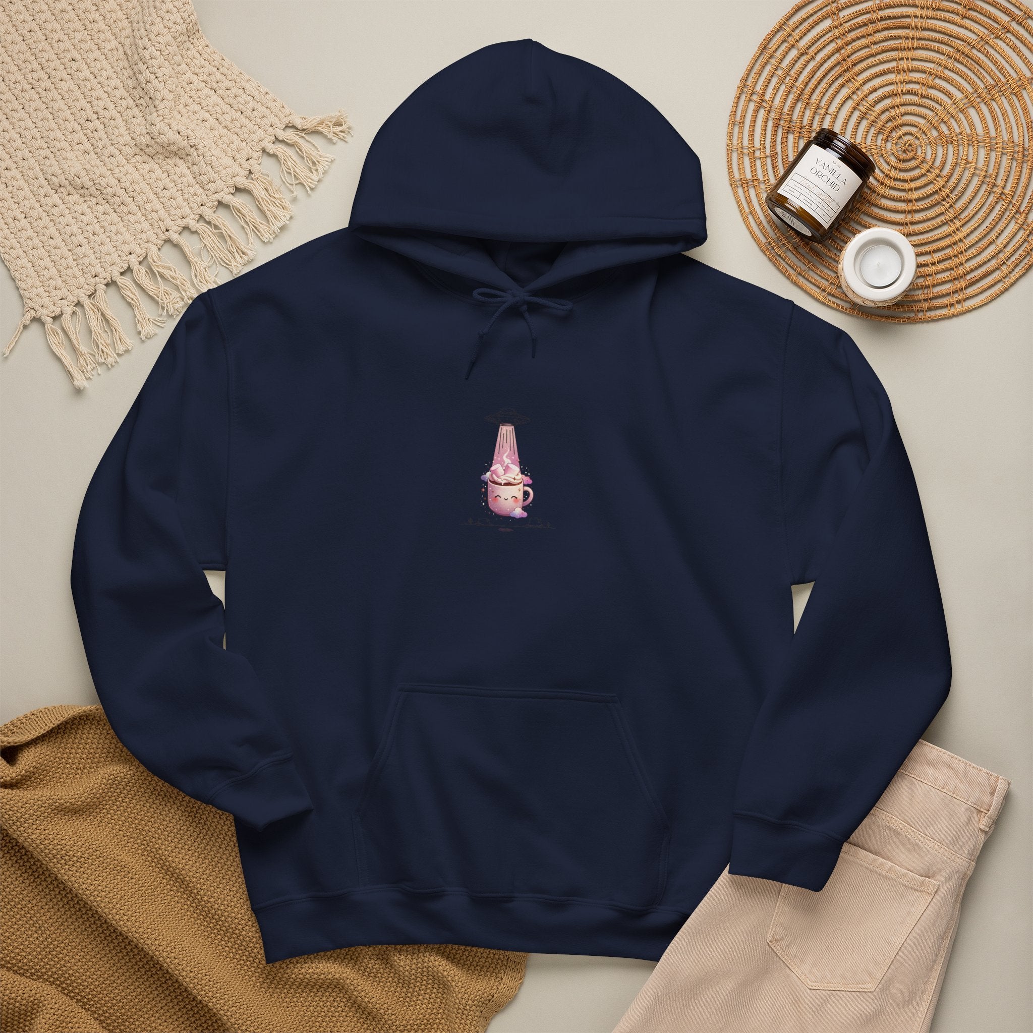 Retro Desert UFO Hoodie | Vintage alien saucer, Southwestern sci‑fi graphic