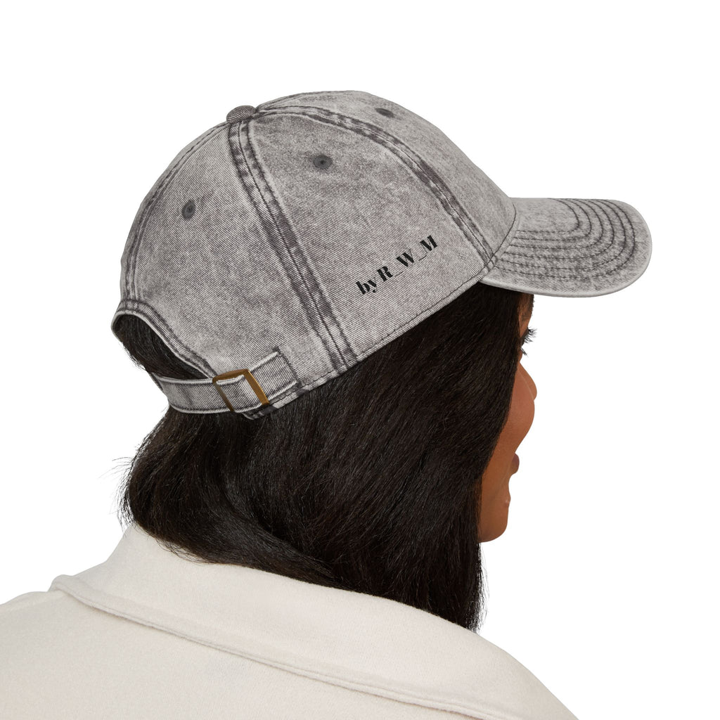 Vintage Embroidered Cap – Washed Red Baseball Hat
