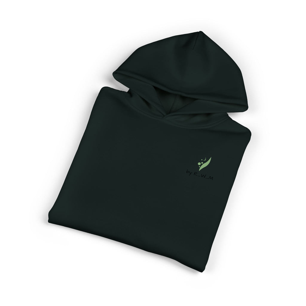 Relaxed Hoodie — Minimal Green Thanks Logo Hoodie
