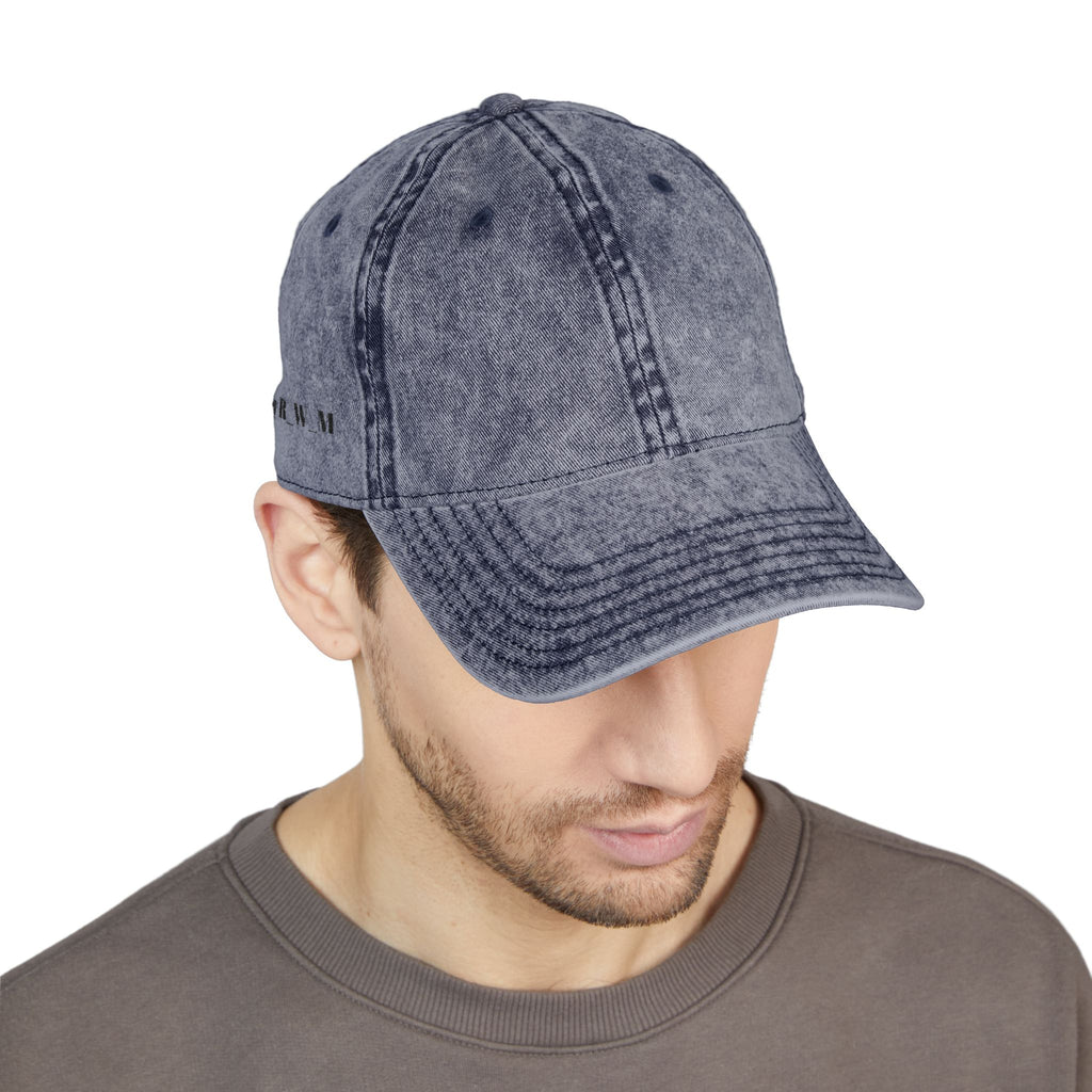 Vintage Embroidered Cap – Washed Red Baseball Hat
