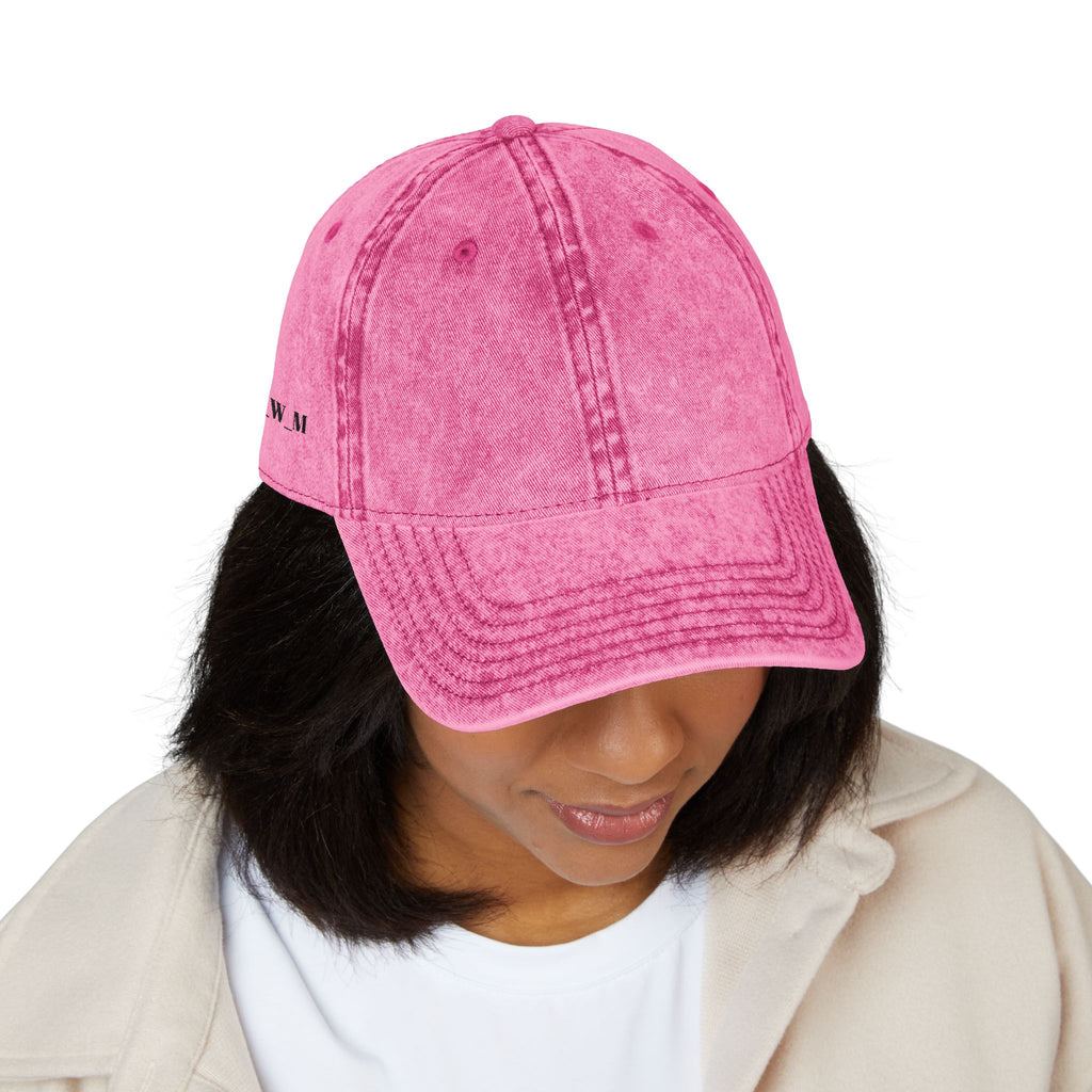 Vintage Embroidered Cap – Washed Red Baseball Hat