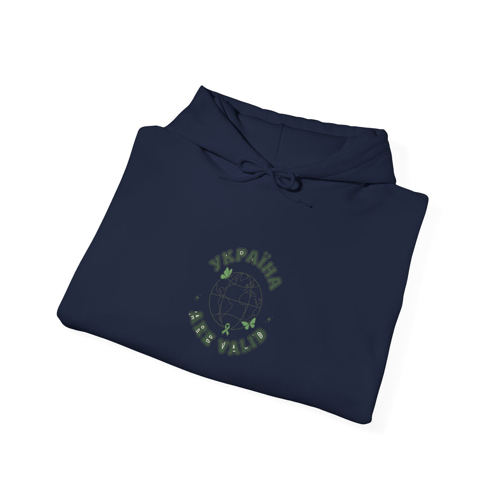 Mental Health Matters Hoodie | Green Ribbon, Retro Smiley, Vintage Typography