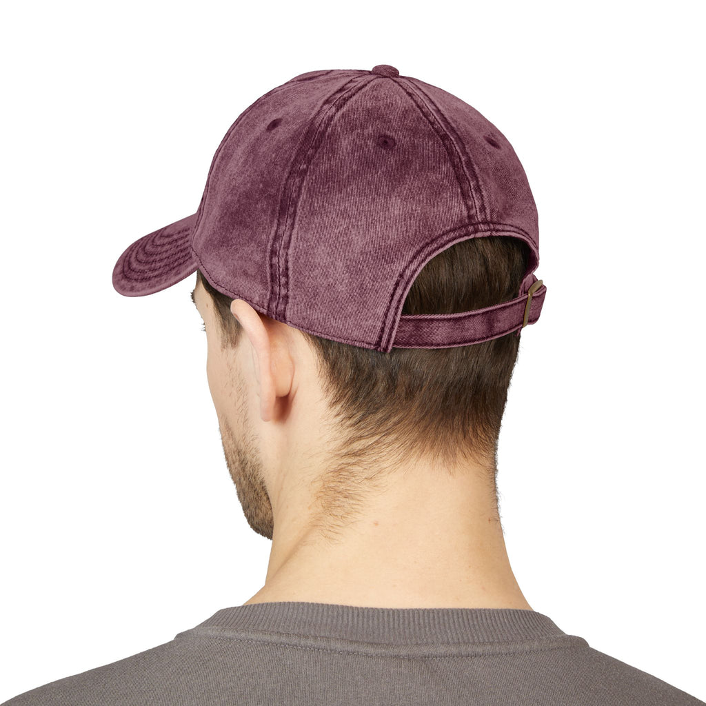 Vintage Embroidered Cap – Washed Red Baseball Hat