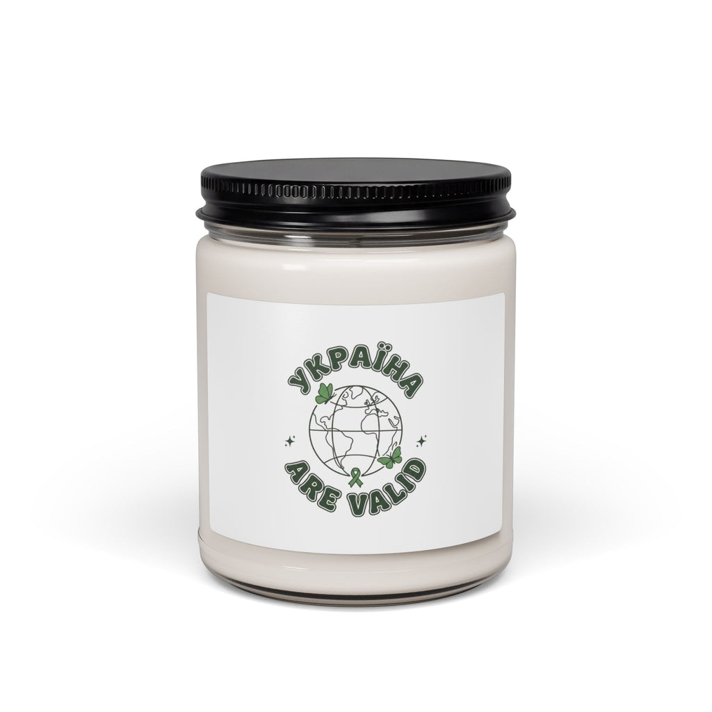 Mental Health Matters Soy Candle | Green Ribbon, Self-Care Awareness