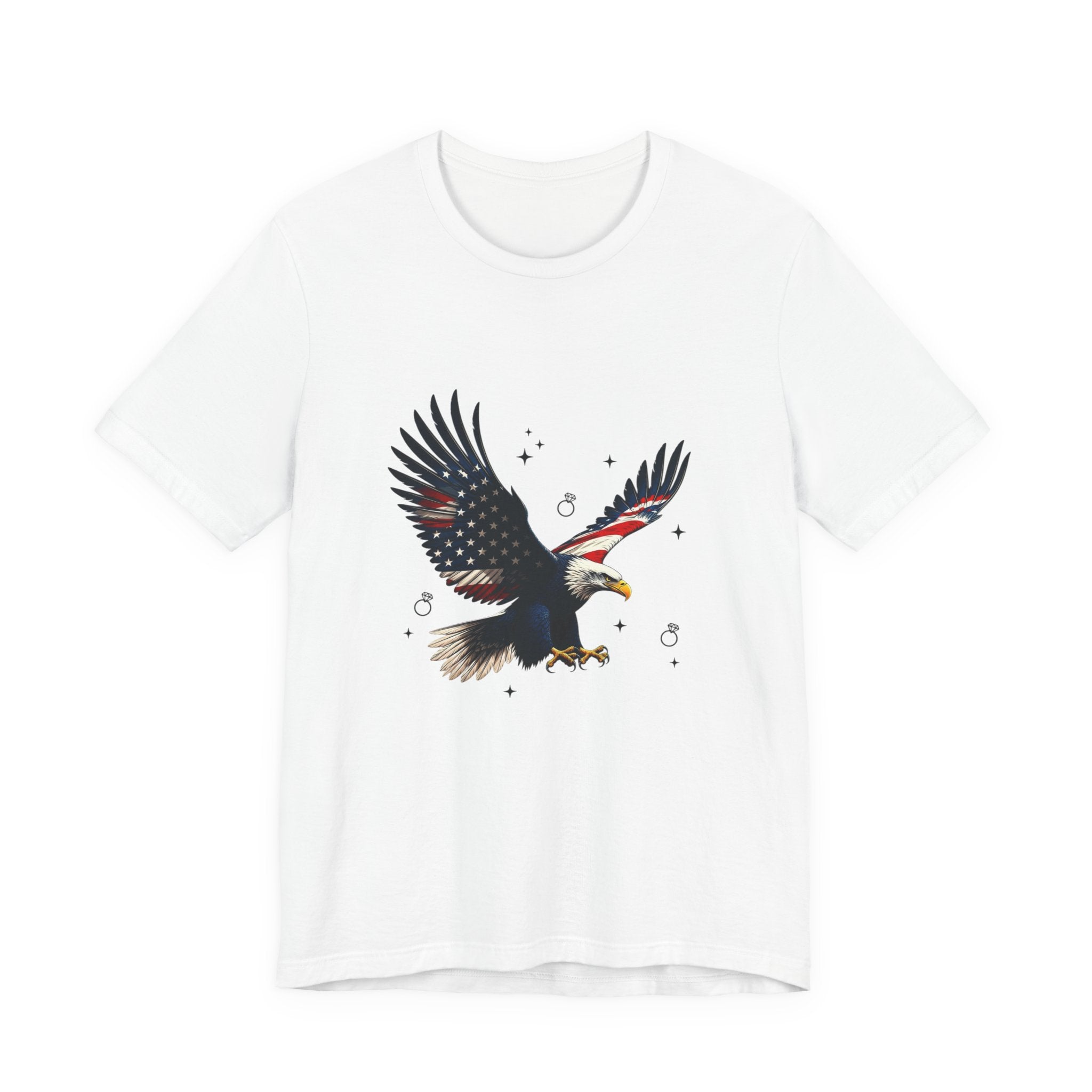 Patriotic Eagle Graphic Tee | Bride Era, Wife Slogan, Engagement Shirt
