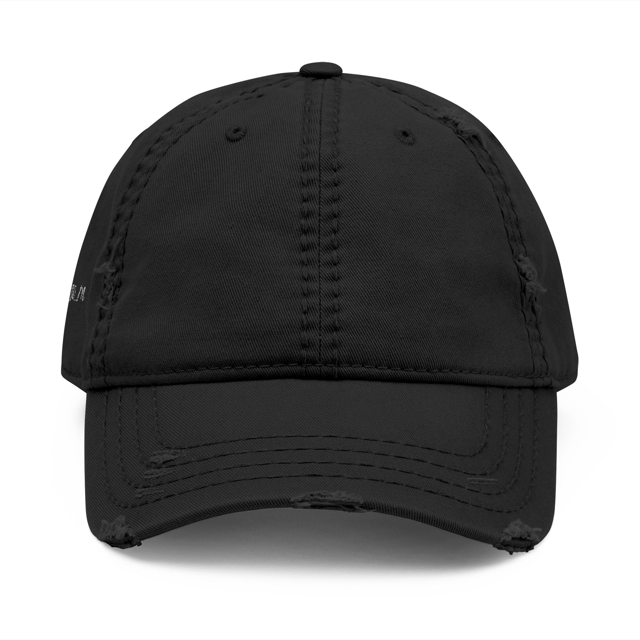 Distressed Embroidered Dad Hat – Vintage Casual Cap