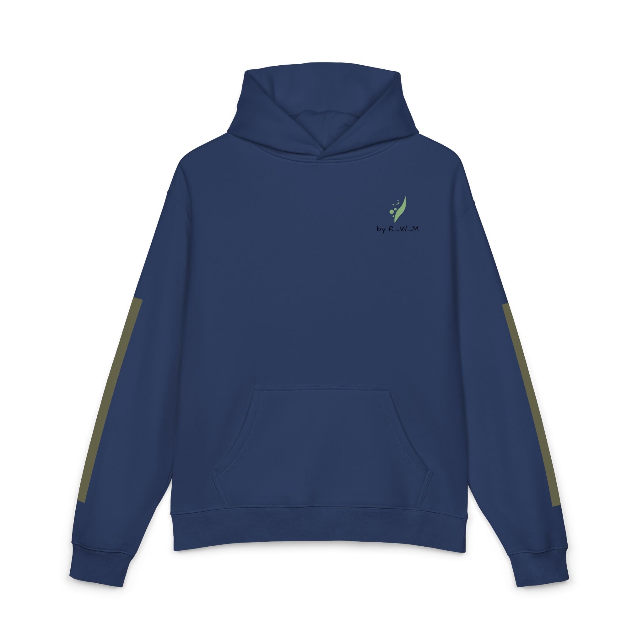 Relaxed Hoodie — Minimal Green Thanks Logo Hoodie