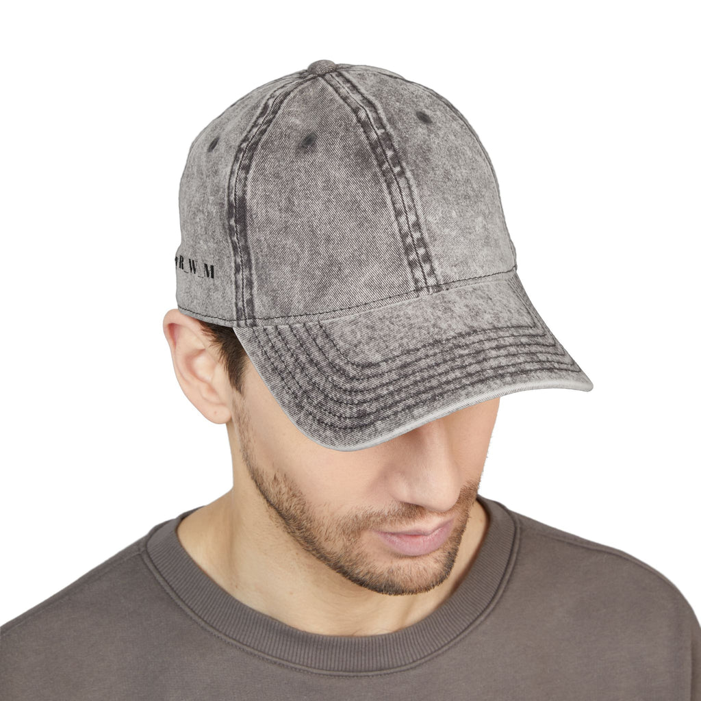 Vintage Embroidered Cap – Washed Red Baseball Hat