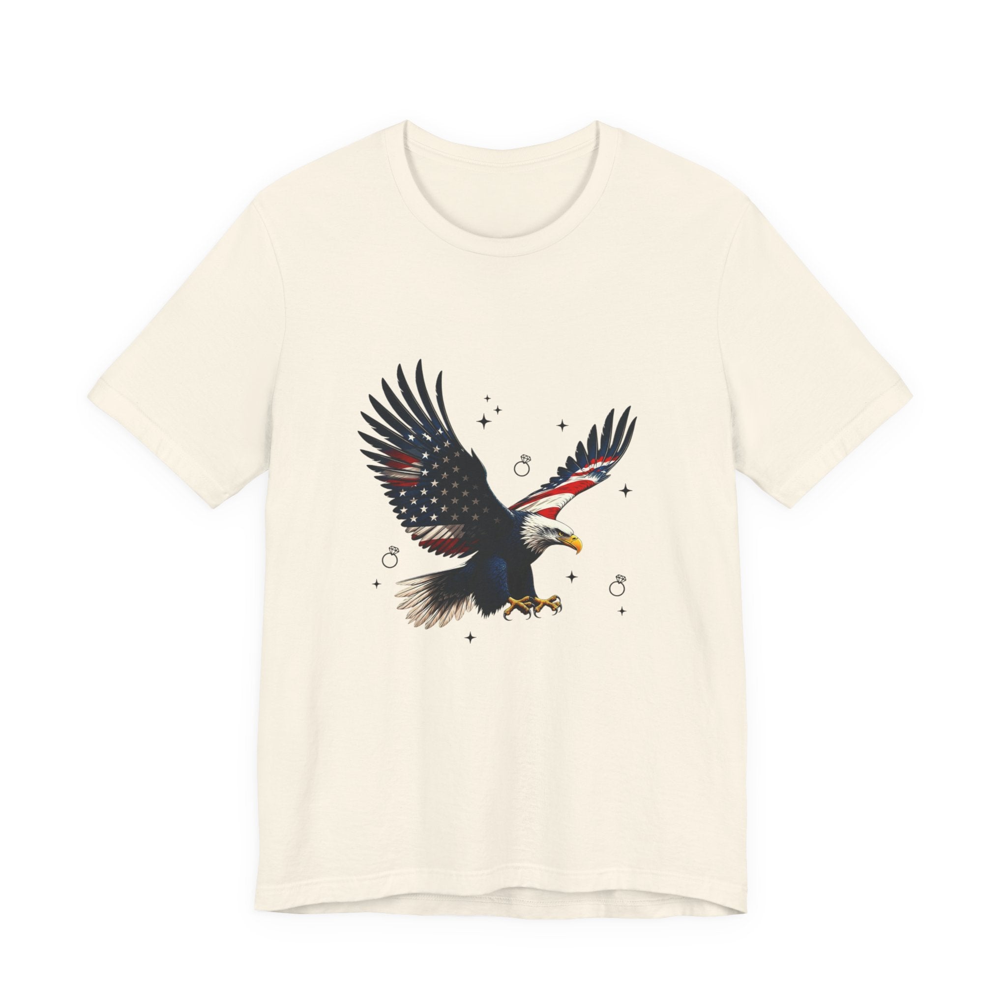 Patriotic Eagle Graphic Tee | Bride Era, Wife Slogan, Engagement Shirt