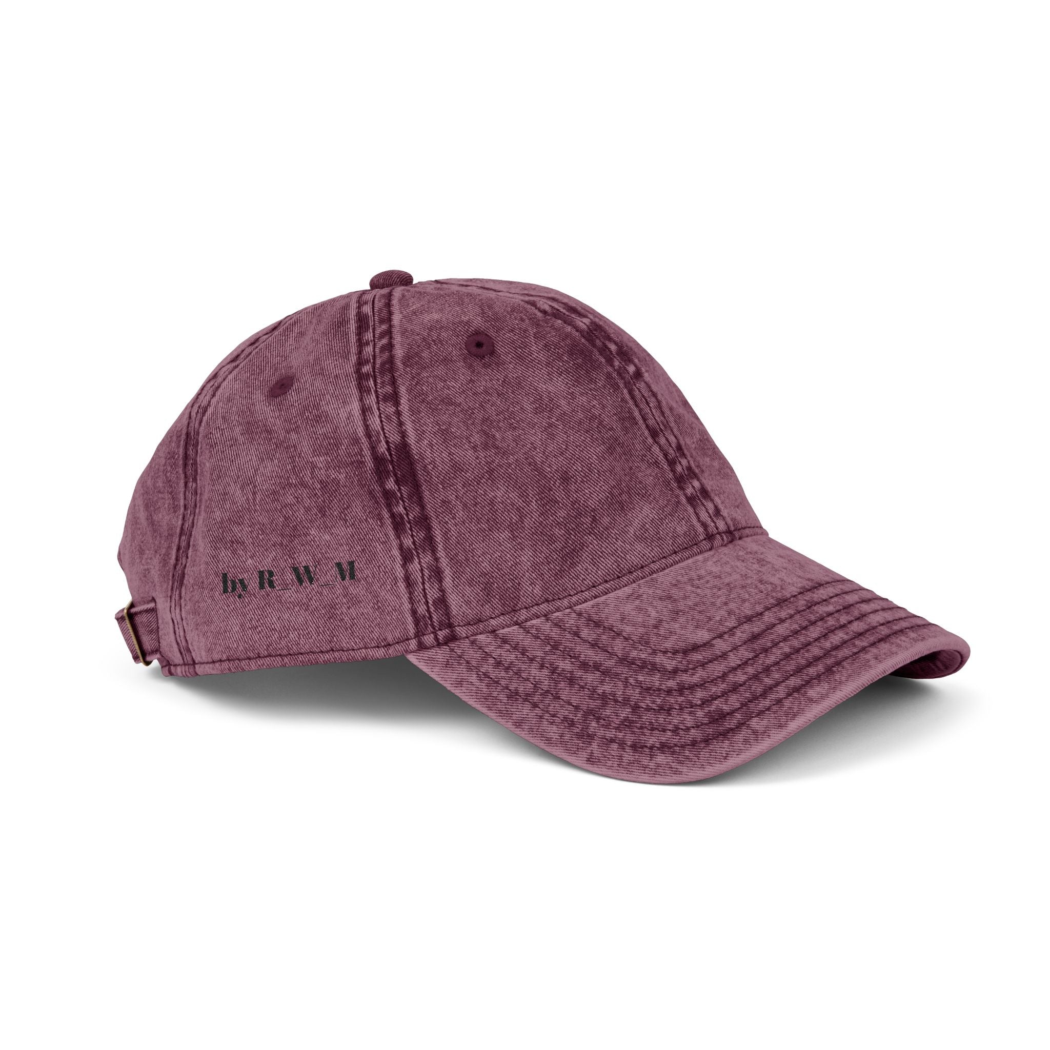 Vintage Embroidered Cap – Washed Red Baseball Hat