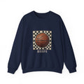 Hoops Vintage Basketball Sweatshirt | Western Typography, State Pride