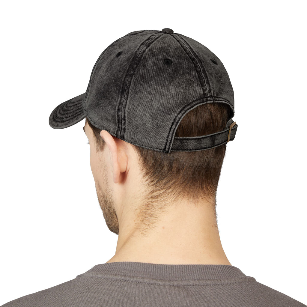 Vintage Embroidered Cap – Washed Red Baseball Hat