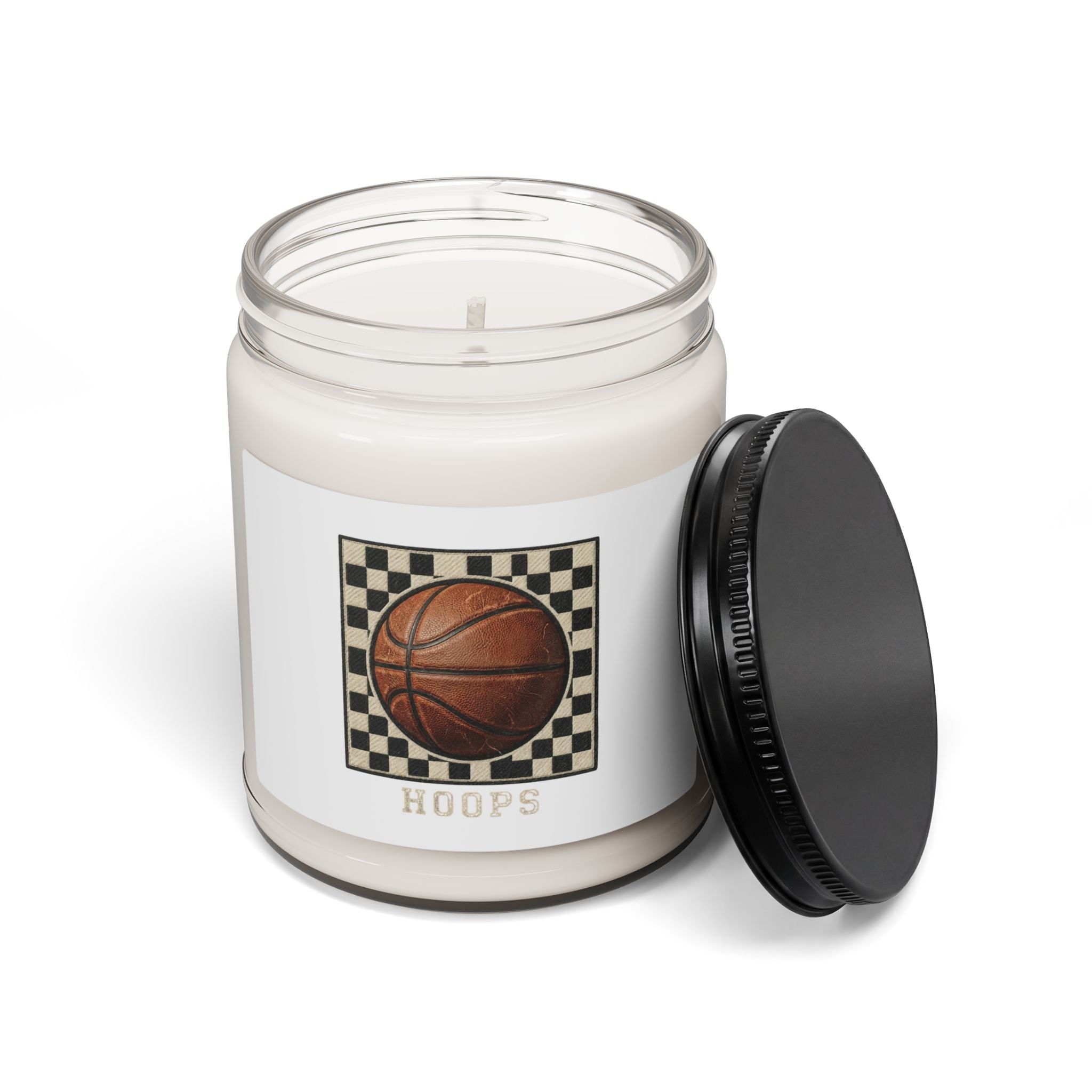 Hoops Candle | Basketball State Pride Soy Candle, Western Typography