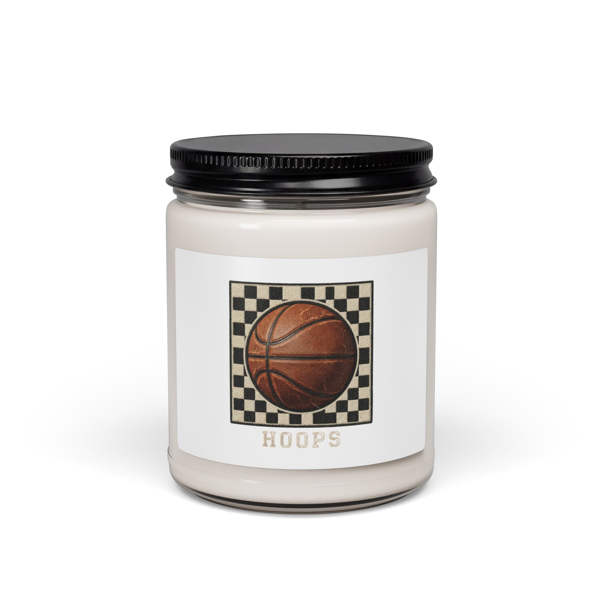 Hoops Candle | Basketball State Pride Soy Candle, Western Typography