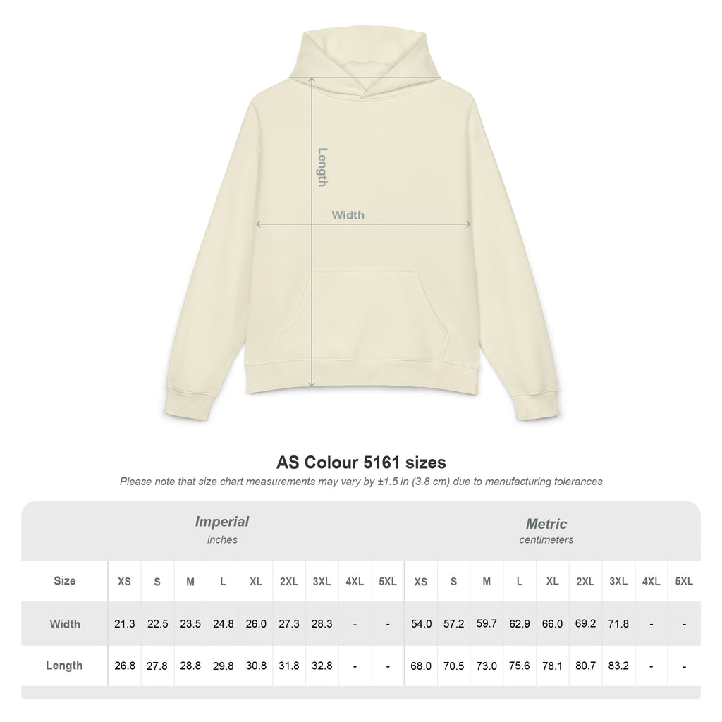 Relaxed Hoodie — Minimal Green Thanks Logo Hoodie