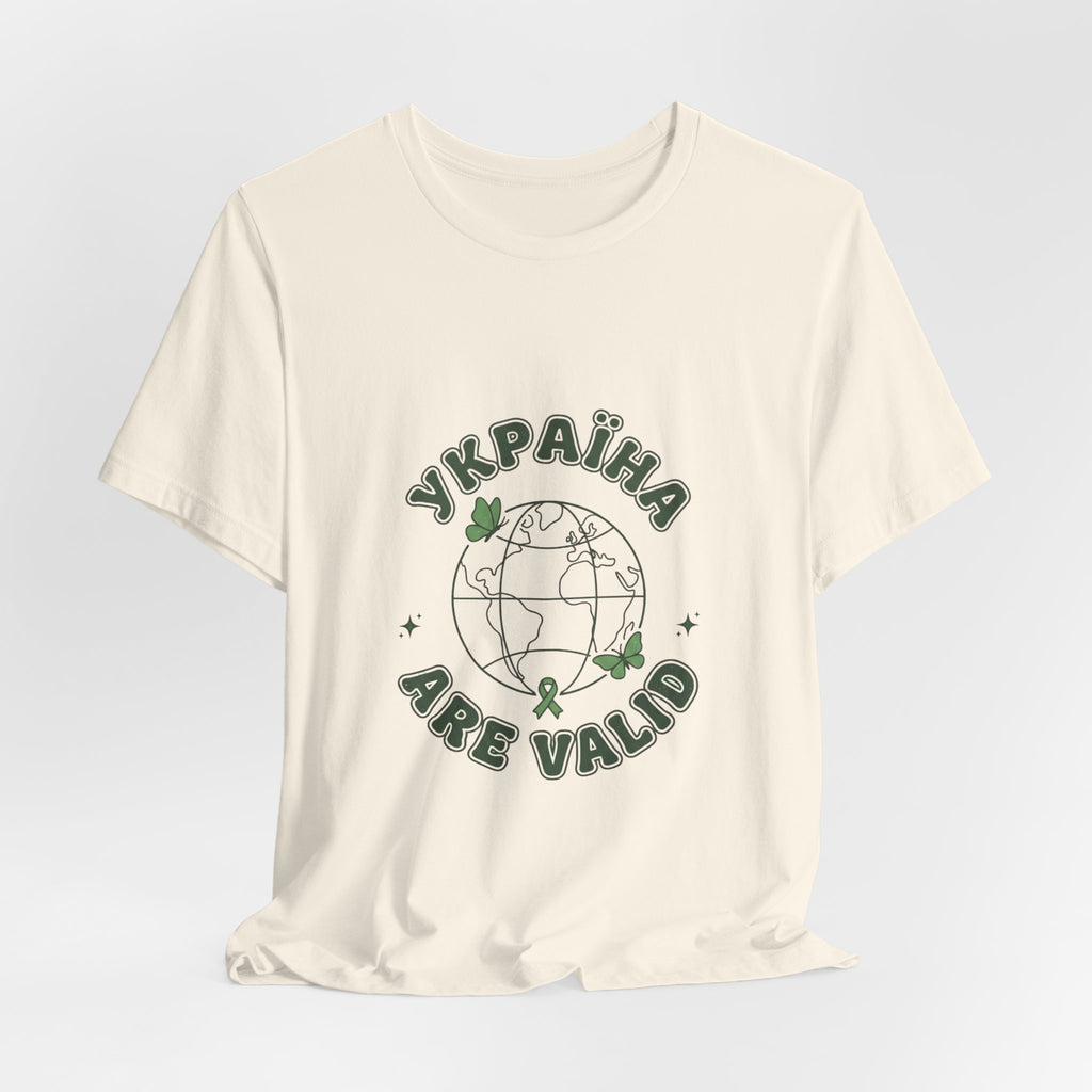 Mental Health Awareness Globe Tee | Green Ribbon, Retro Typography