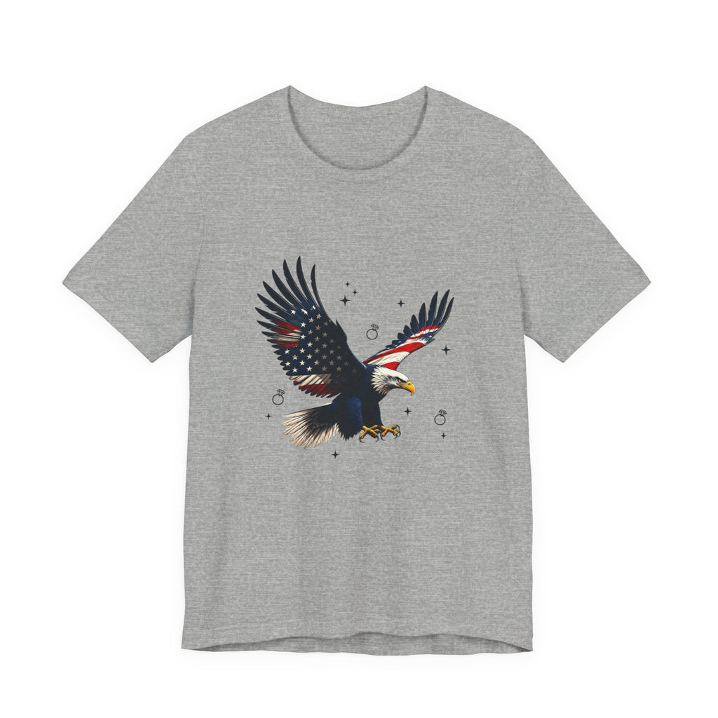 Patriotic Eagle Graphic Tee | Bride Era, Wife Slogan, Engagement Shirt
