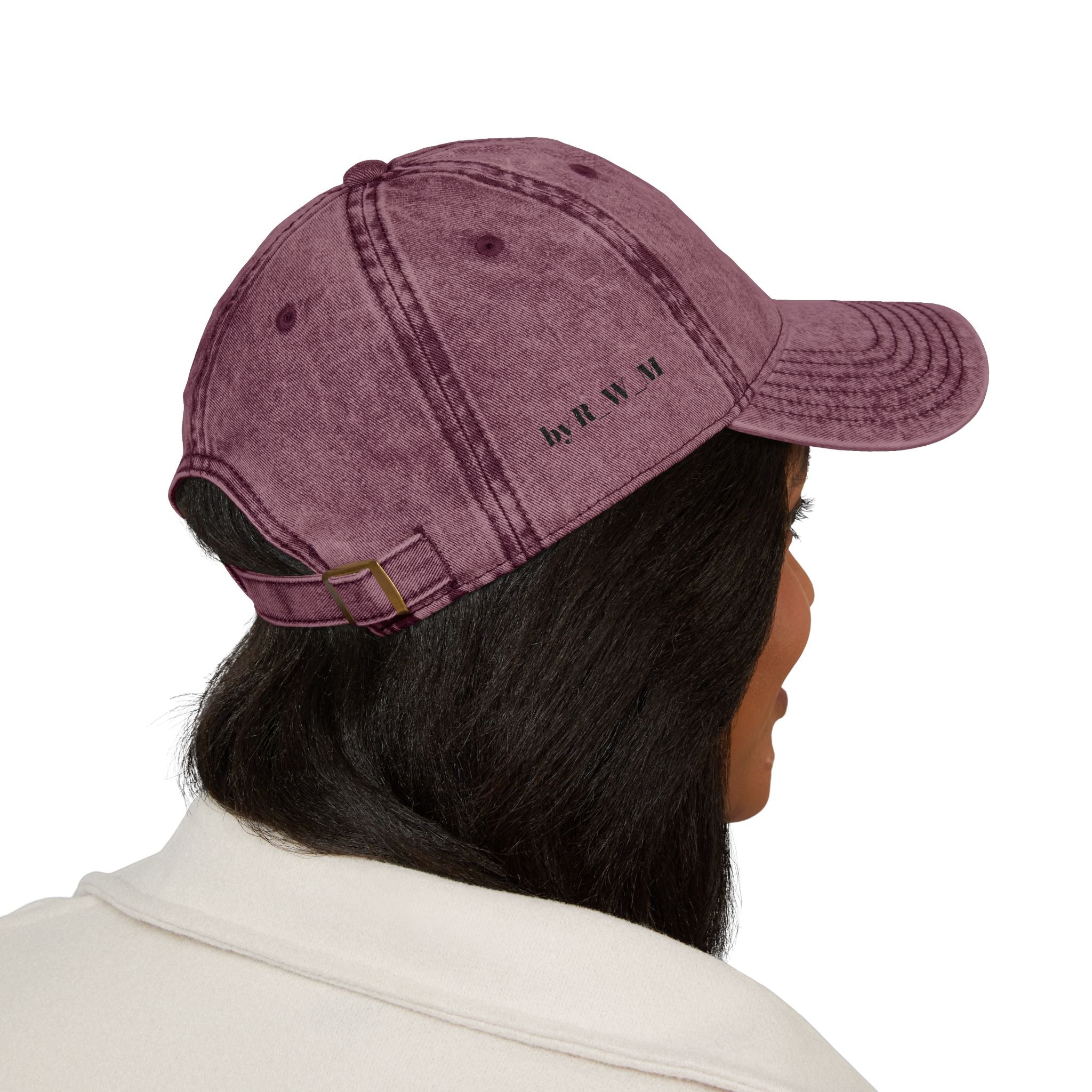 Vintage Embroidered Cap – Washed Red Baseball Hat