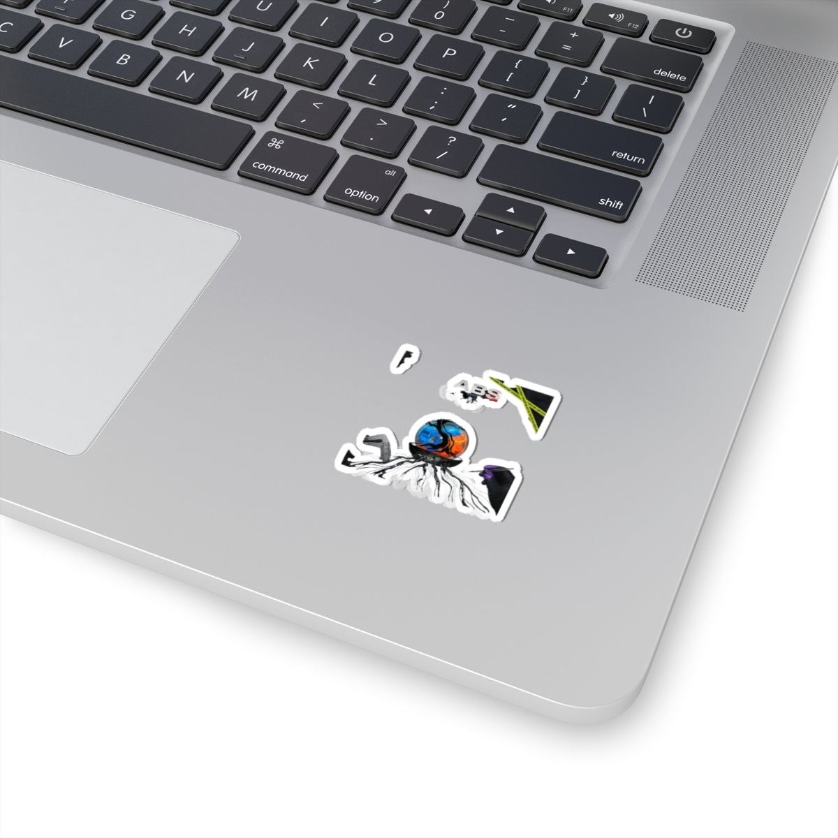 Koi Orb Sticker | Japanese Streetwear, Manga-style Wave & Cherry Blossom Aesthetic