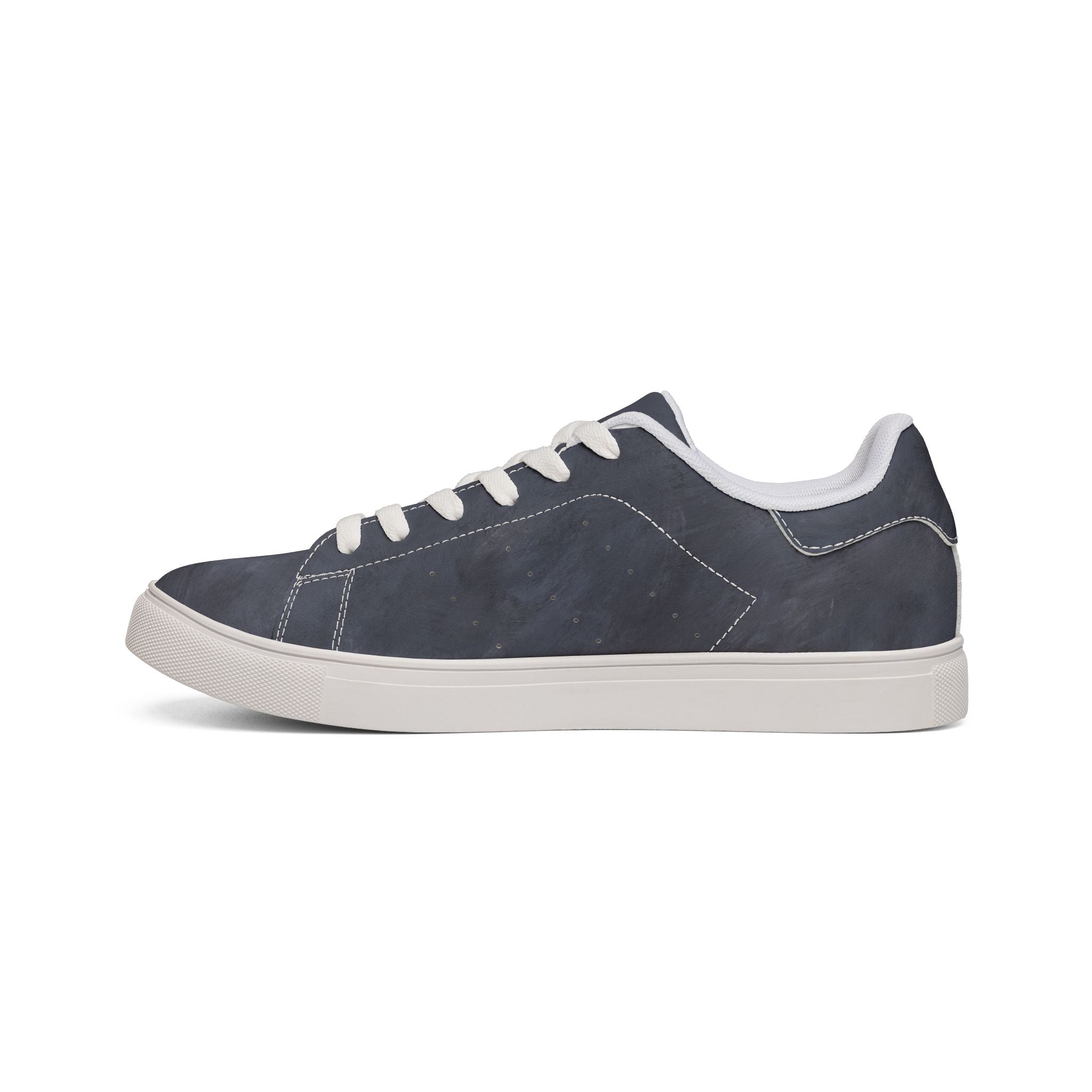 Low-Top Leather Sneakers — Classic Casual Leather Trainers