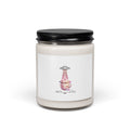 Retro UFO Abduction Candle, Soy Jar Candle | Vintage Desert Sci‑Fi