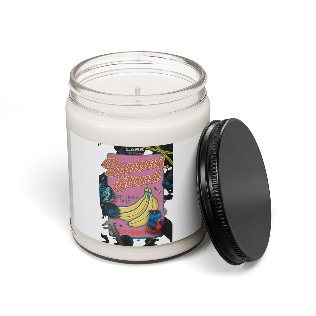 Banana Stand Soy Candle, Vintage Food Graphics | Retro Diner Fruit Label