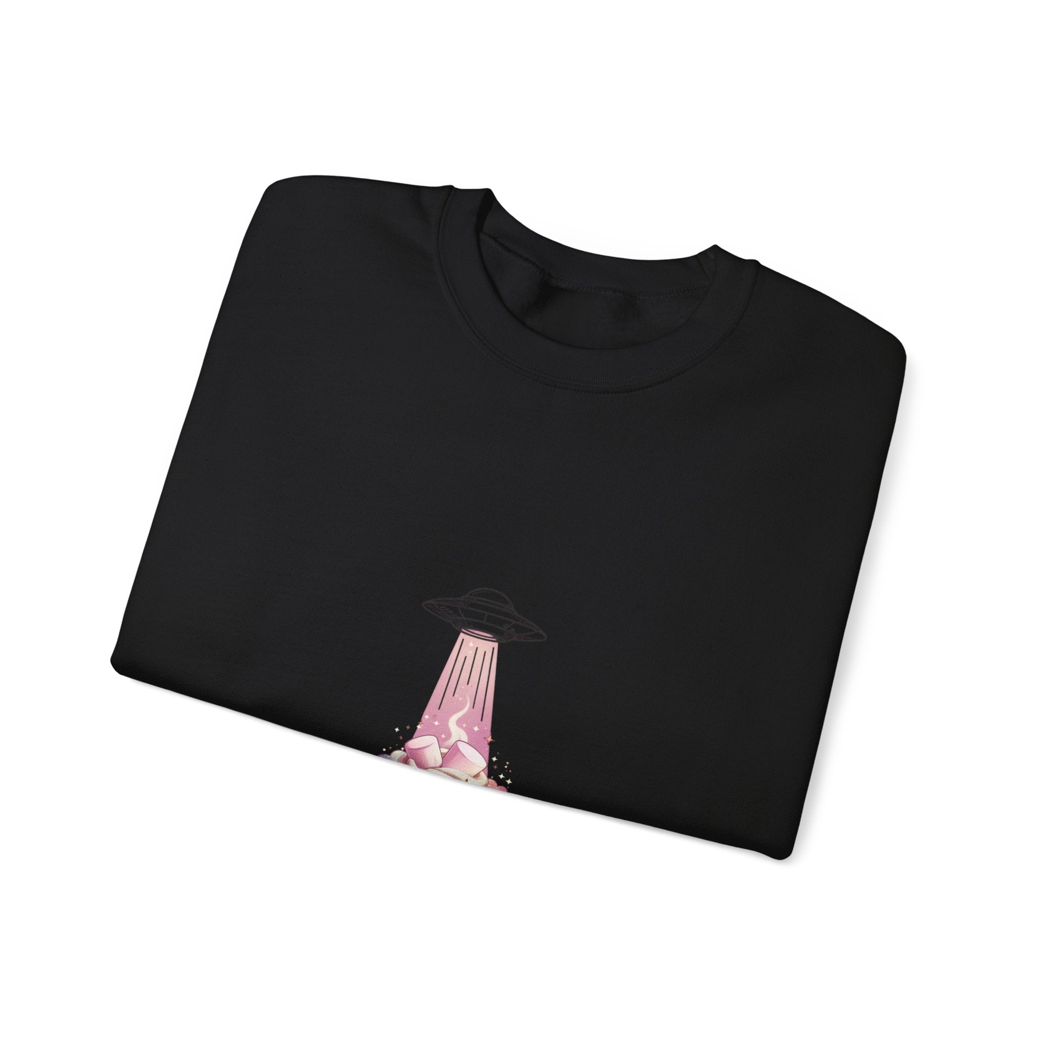 Retro UFO Abduction Crewneck Sweatshirt | Vintage Desert Sci‑Fi
