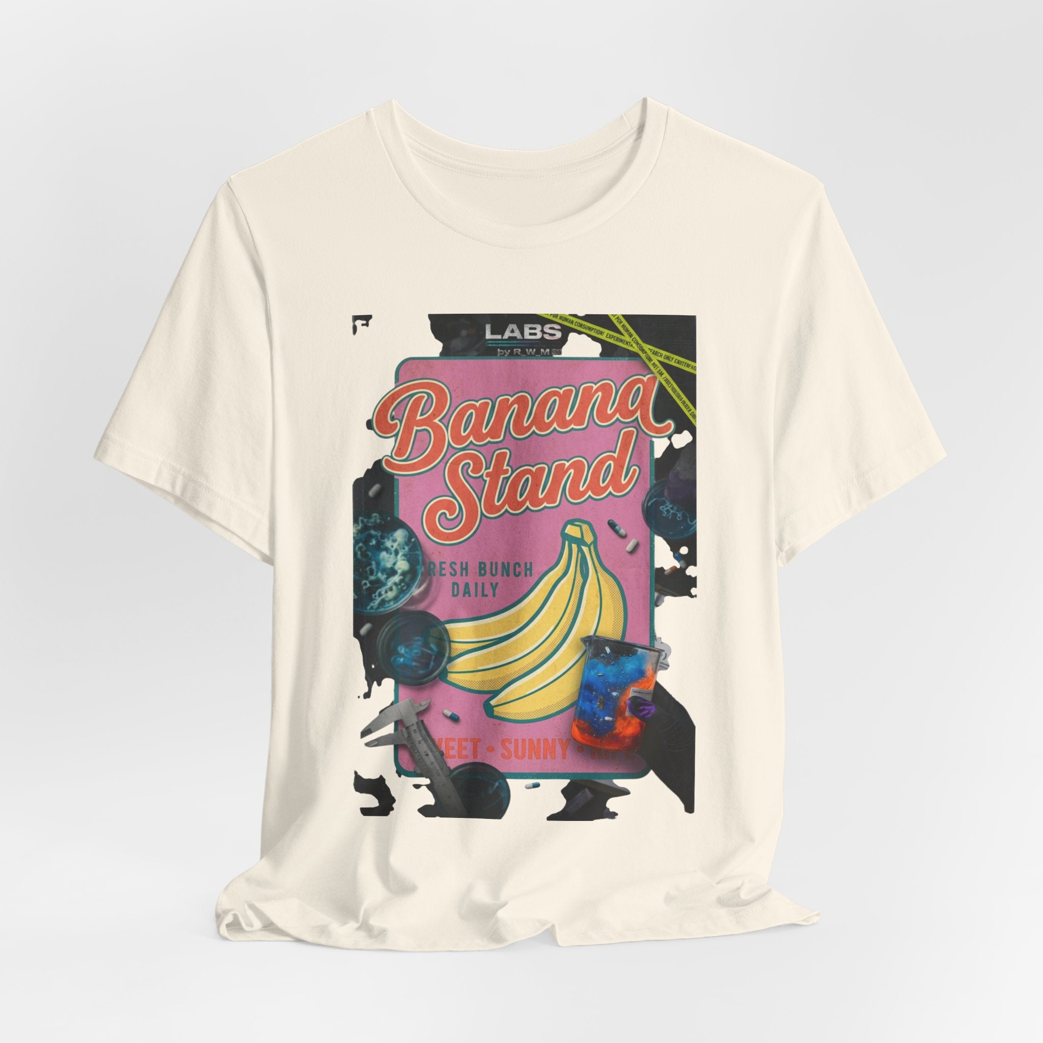 Banana Stand Retro Diner T-Shirt | Vintage Food Graphics, Nostalgic Typography