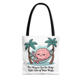 Mental Health Tote Bag - "It’s Okay to Not Be Okay" Brain Hammock Design