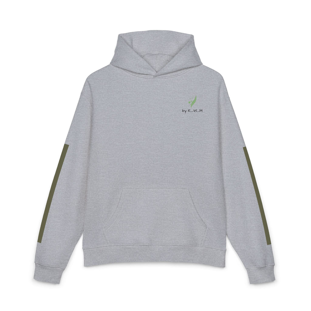 Relaxed Hoodie — Minimal Green Thanks Logo Hoodie