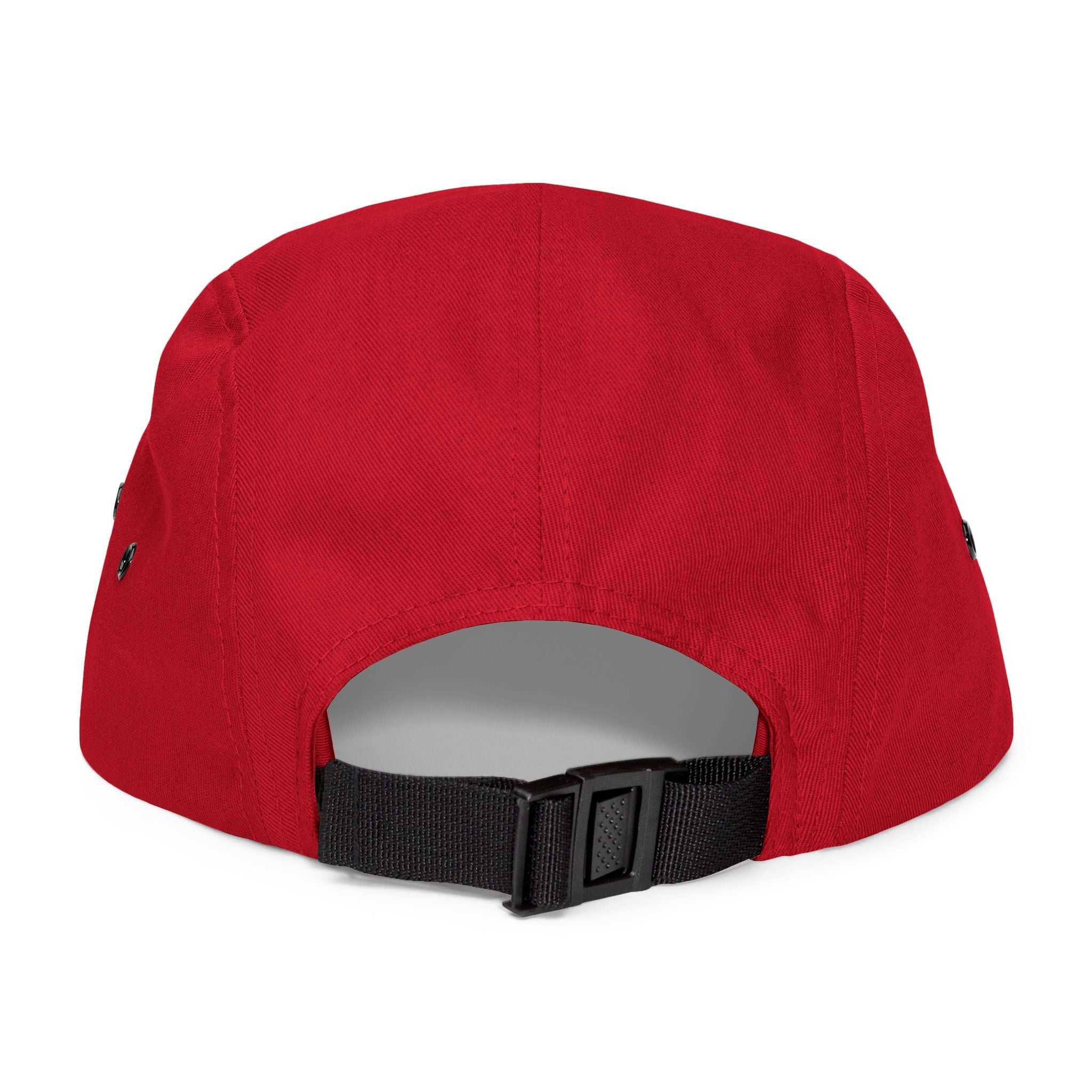 Embroidered 5-Panel Cap — Minimal 'brwn' Logo Cotton Camper Hat