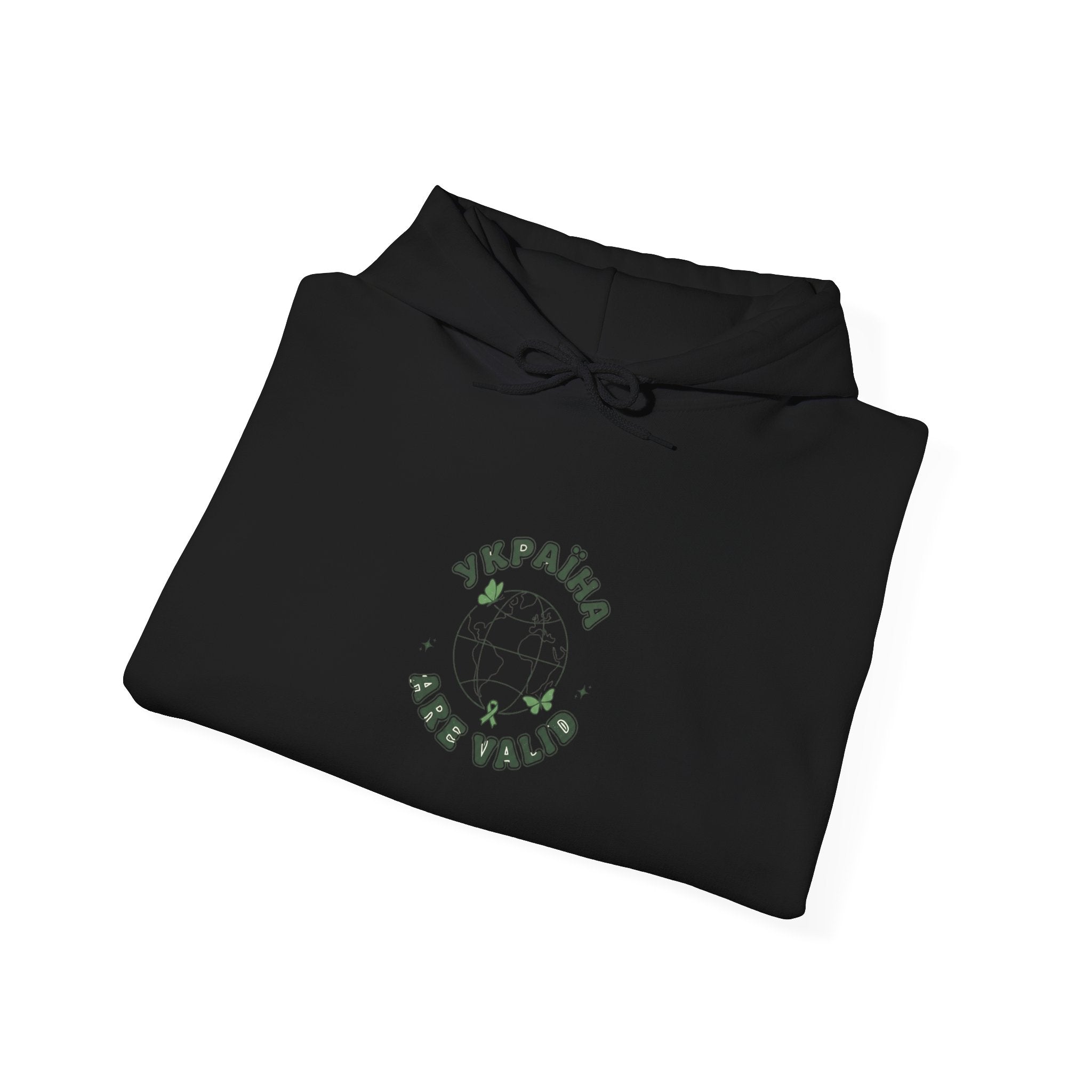 Mental Health Matters Hoodie | Green Ribbon, Retro Smiley, Vintage Typography