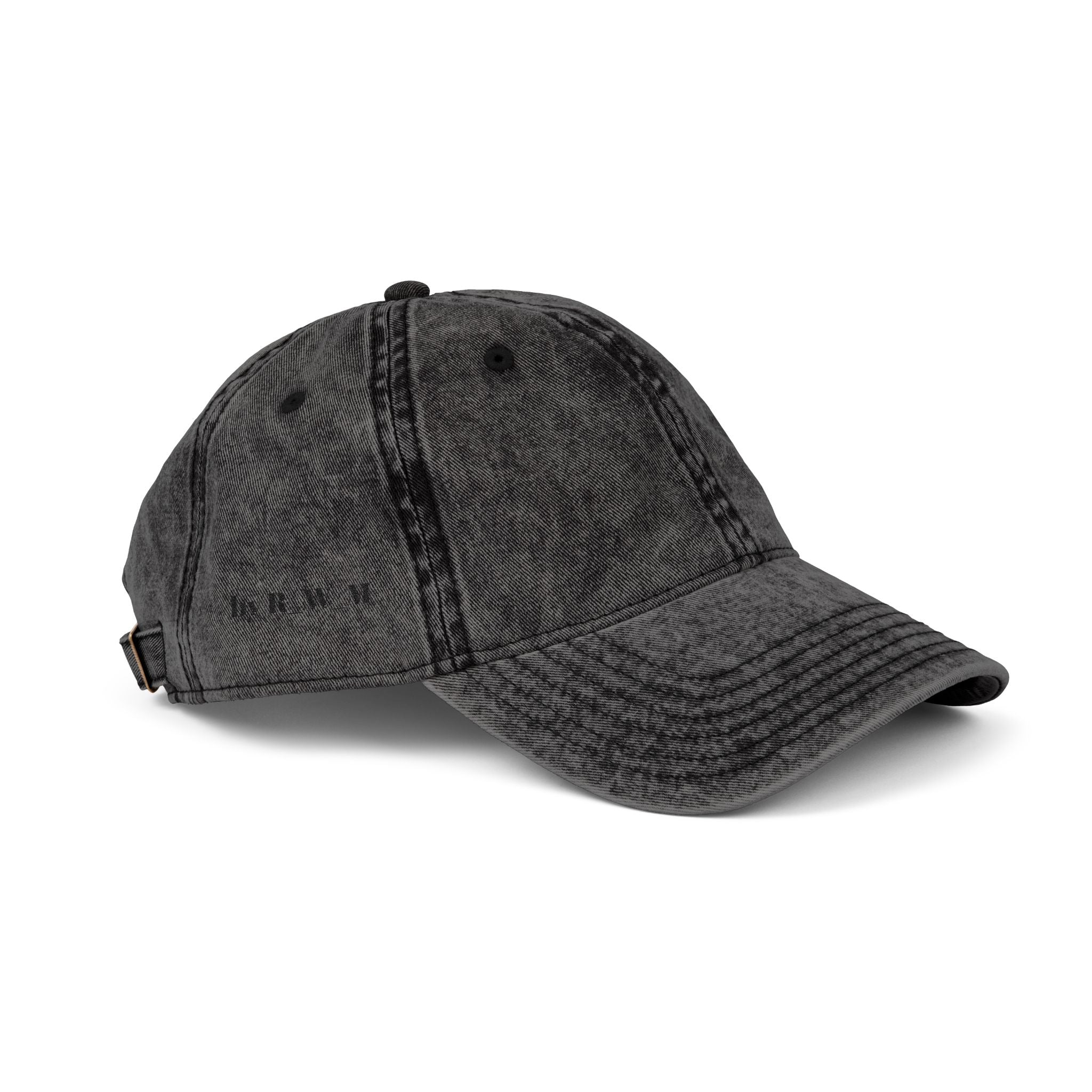 Vintage Embroidered Cap – Washed Red Baseball Hat