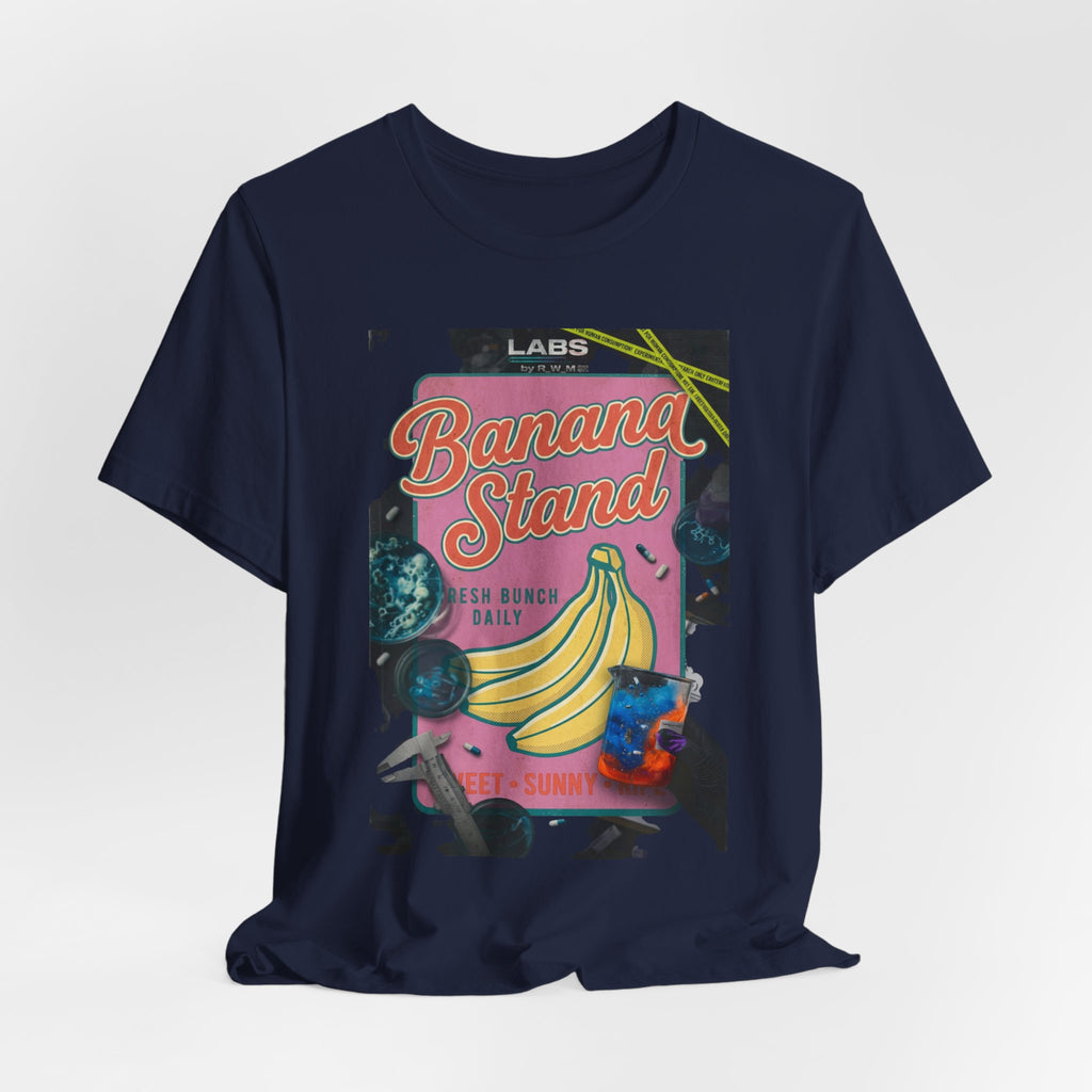 Banana Stand Retro Diner T-Shirt | Vintage Food Graphics, Nostalgic Typography