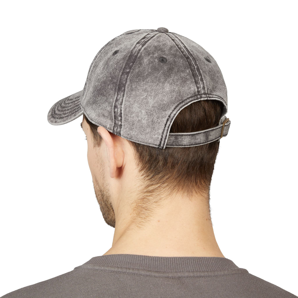 Vintage Embroidered Cap – Washed Red Baseball Hat