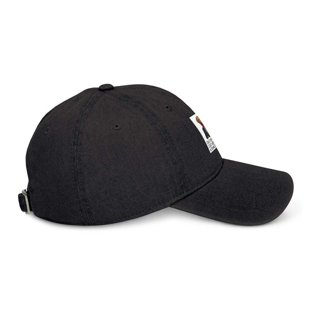 Embroidered Gentleman Bear Denim Hat – Vintage Ivy League Baseball Cap